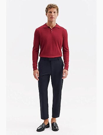Calças de fato masculinas giesto