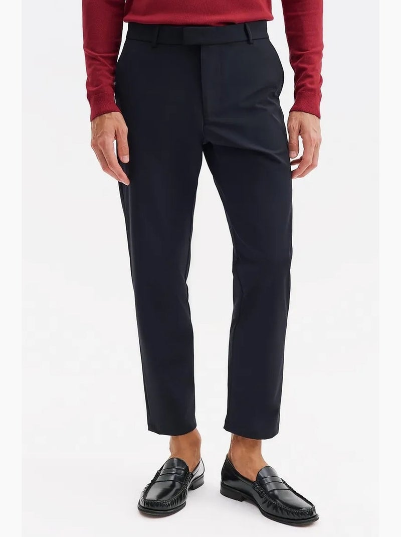 Calças de fato masculinas giesto Azul-marinho - Kiabi