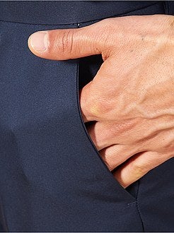 Calças de fato regular em twill - Kiabi