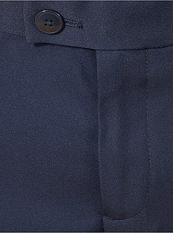 Calças de fato regular em twill - Kiabi