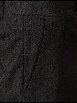 Calças de fato slim em twill - Kiabi