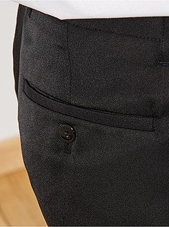 Calças de fato slim em twill - Kiabi