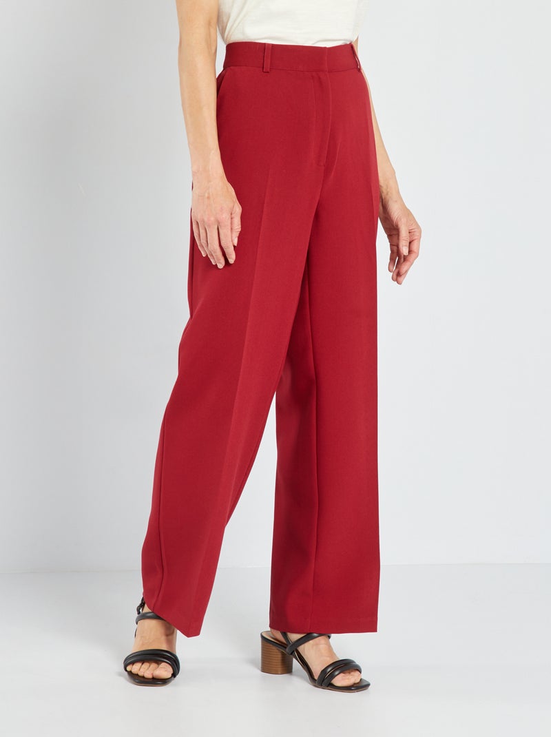 Calças de fato VERMELHO - Kiabi