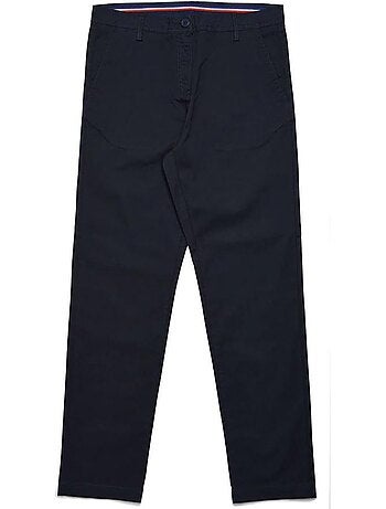Calças de gabardine kappa istrion pretas para homem