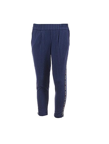 Calças de Ganga Azuis com Riscas para Menina Teddy Smith Jog