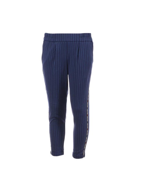 Calças de ganga azuis com riscas para menina teddy smith jog - Kiabi Calças de ganga azuis com riscas para menina teddy smith jog - Kiabi