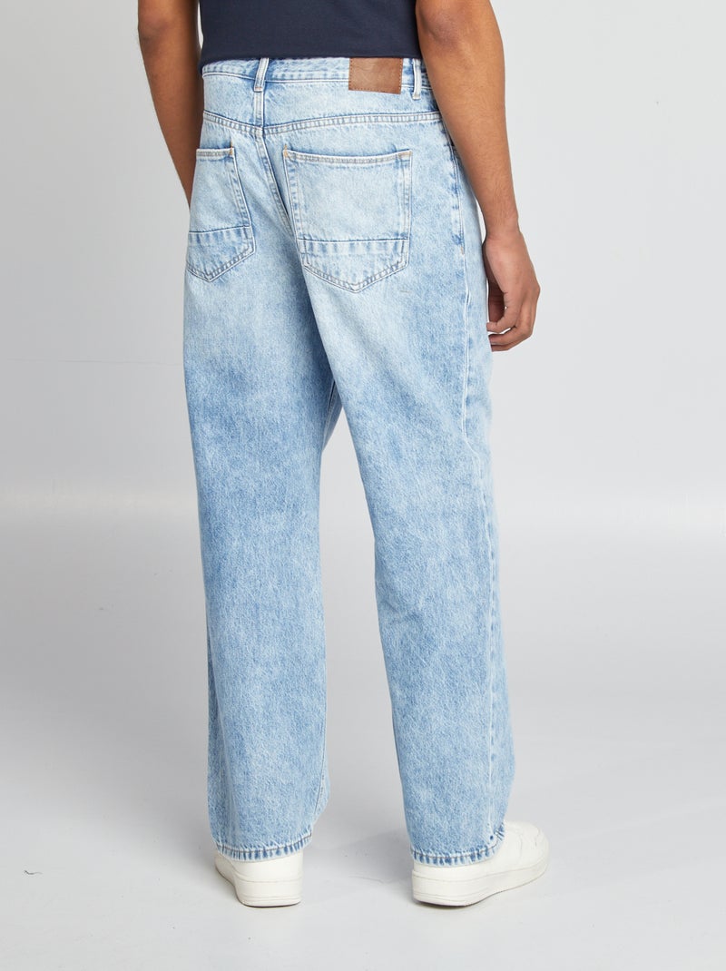 Calças de ganga baggy - Larga AZUL - Kiabi