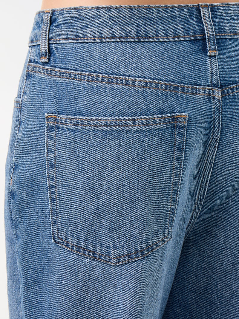 Calças de ganga baggy Azul - Kiabi