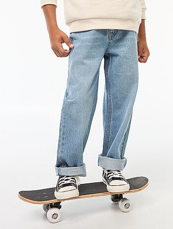 Calças de ganga baggy com 5 bolsos
