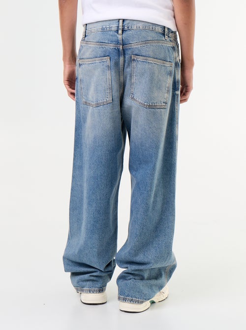 Calças de ganga baggy com 5 bolsos - Kiabi