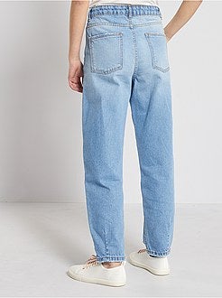 Calças de ganga baggy destroy - Kiabi