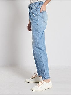 Calças de ganga baggy destroy - Kiabi