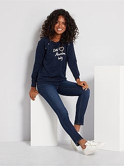 Calças de ganga 'barriga lisa' - Kiabi