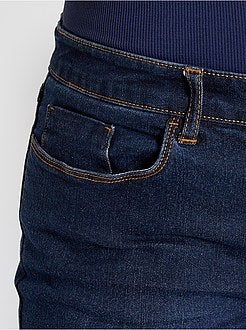 Calças de ganga 'barriga lisa' - Kiabi