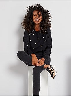 Calças de ganga 'barriga lisa' - Kiabi