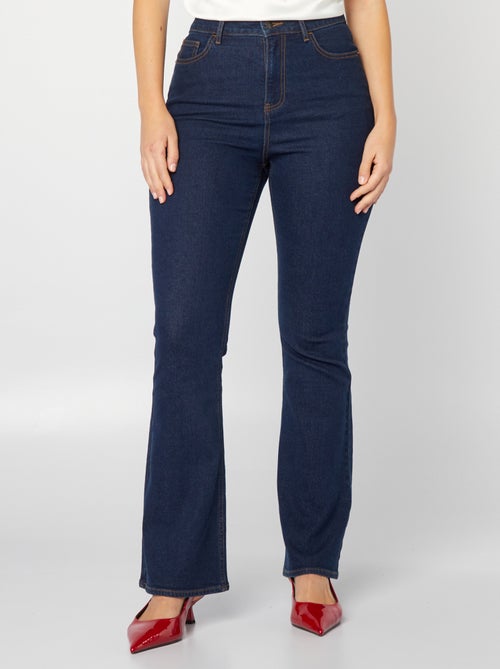 Calças de ganga boca de sino - L30 - Kiabi