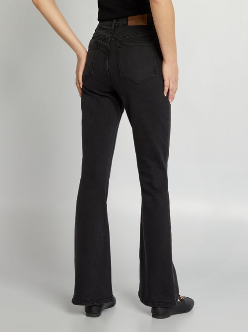 Calças de ganga boca de sino - L30 - Kiabi