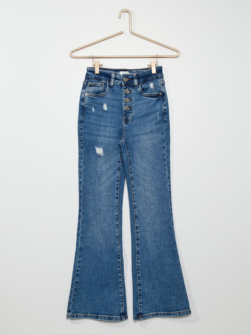Calças de ganga bootcut AZUL - Kiabi
