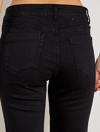 Calças de ganga bootcut de cintura subida - Kiabi