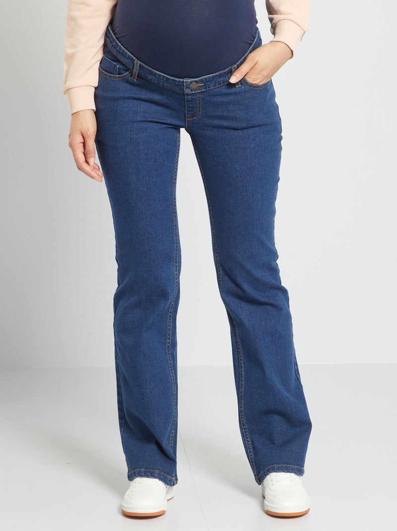 Calças de ganga bootcut de grávida Azul Black - Kiabi