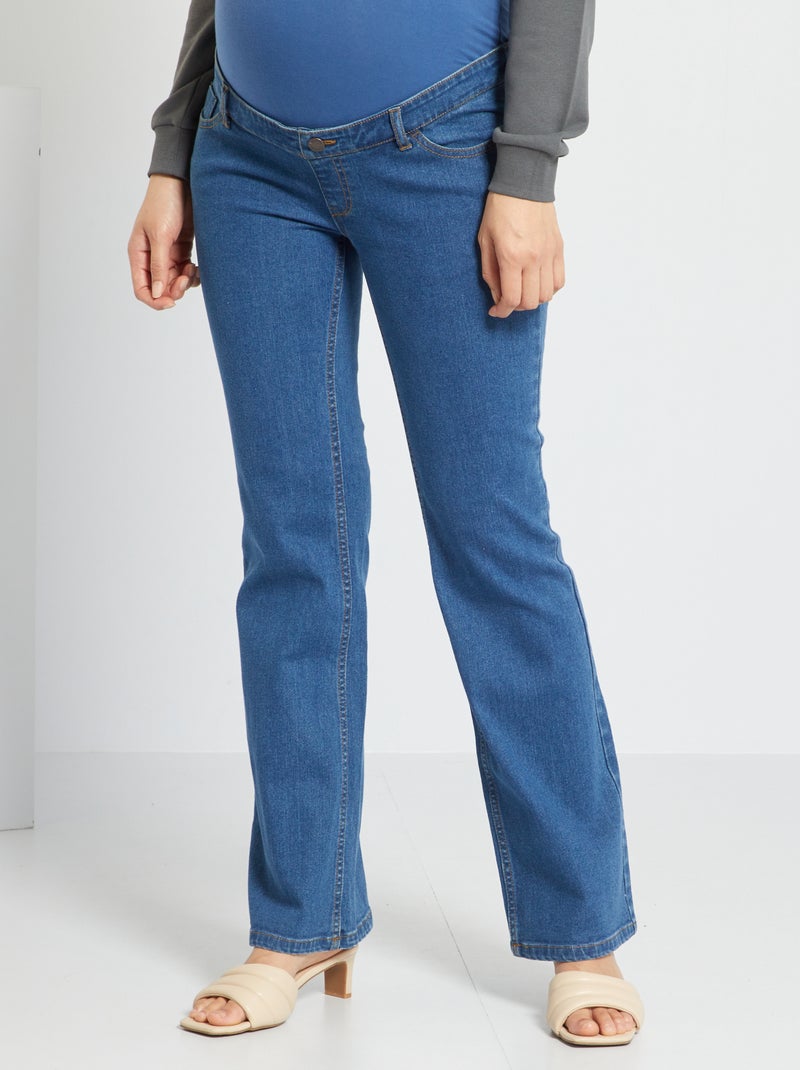 Calças de ganga bootcut de grávida AZUL - Kiabi