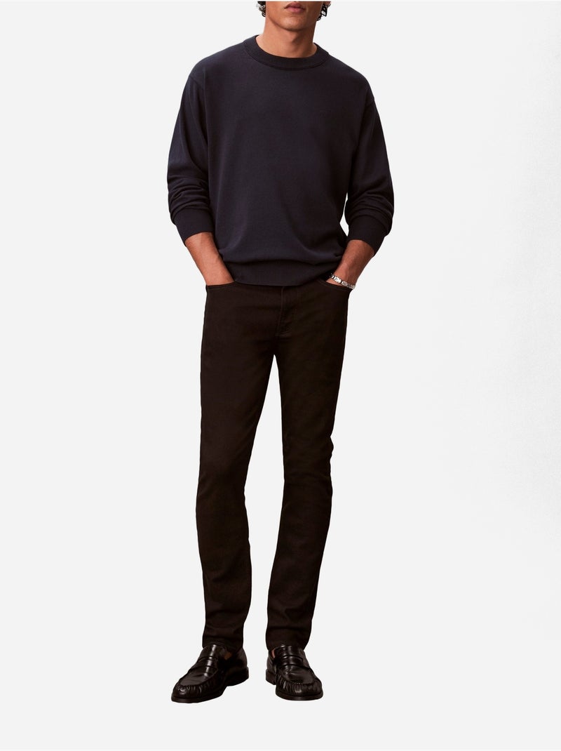 Calças de ganga com botão - calvin klein Preto - Kiabi