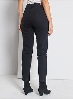 Calças de ganga com corte direito comprimento US32 - Kiabi