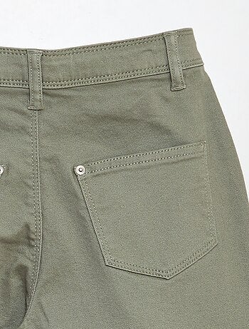 Calças de ganga com corte largo - Corte + confortável