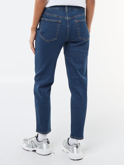 Calças de ganga com corte mom - L28 - Kiabi