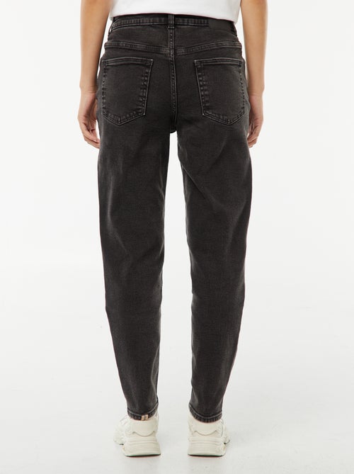 Calças de ganga com corte mom - L28 - Kiabi