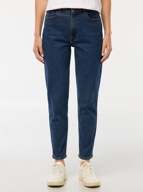 Calças de ganga com corte mom - L30 - Kiabi