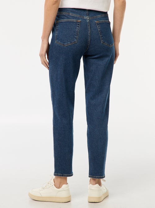 Calças de ganga com corte mom - L30 - Kiabi