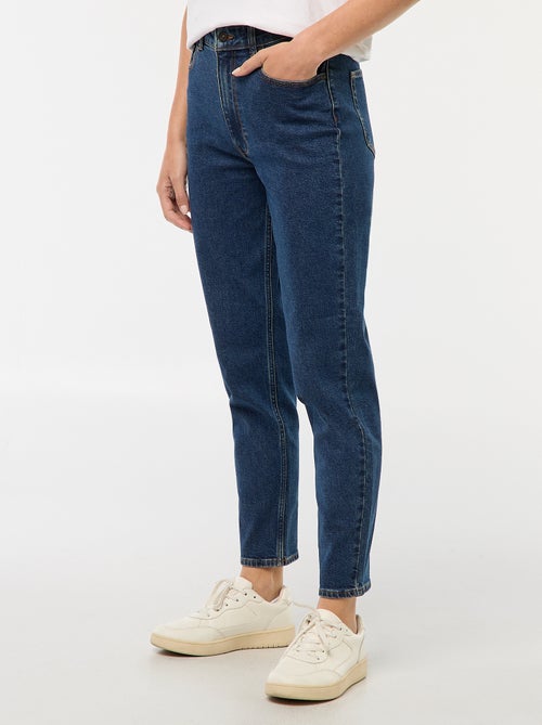 Calças de ganga com corte mom - L30 - Kiabi