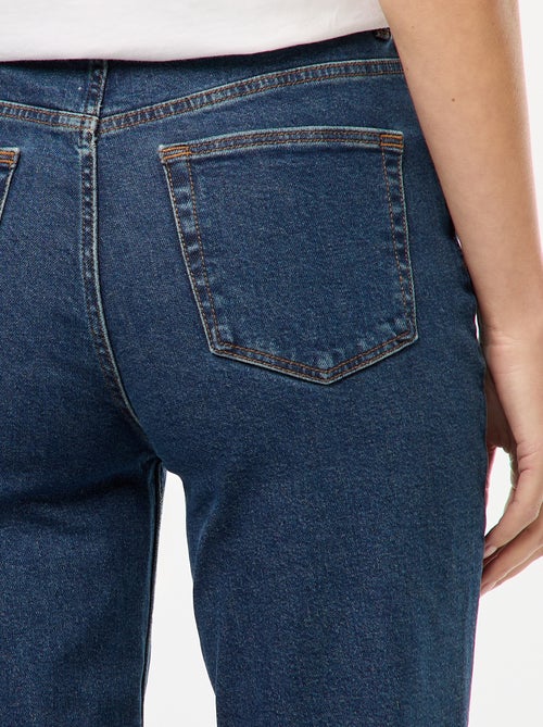 Calças de ganga com corte mom - L30 - Kiabi