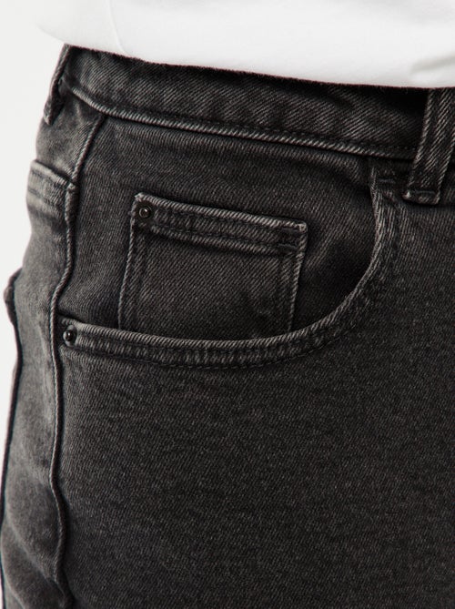 Calças de ganga com corte mom - L30 - Kiabi