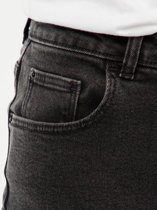 Calças de ganga com corte mom - L32 - Kiabi