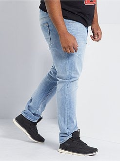 Calças de ganga com rasgões - Kiabi