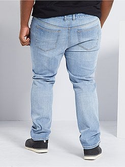 Calças de ganga com rasgões - Kiabi