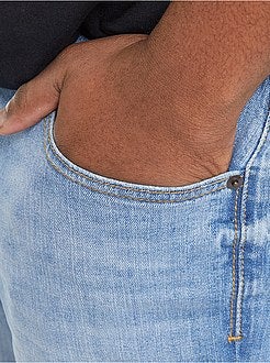 Calças de ganga com rasgões - Kiabi