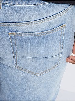 Calças de ganga com rasgões - Kiabi