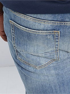 Calças de ganga com rasgões - Kiabi