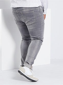 Calças de ganga com rasgões - Kiabi