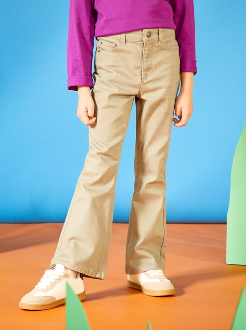 Calças de ganga corte flare/bootcut - Kiabi