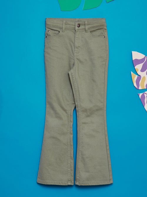 Calças de ganga corte flare/bootcut - Kiabi