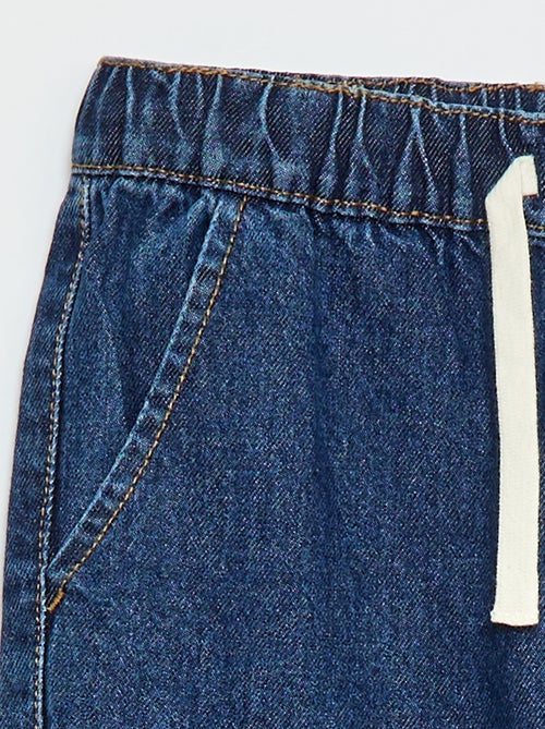 Calças de ganga corte jogger - Kiabi