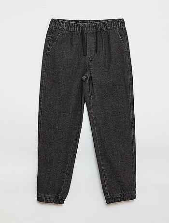 Calças de ganga corte jogger
