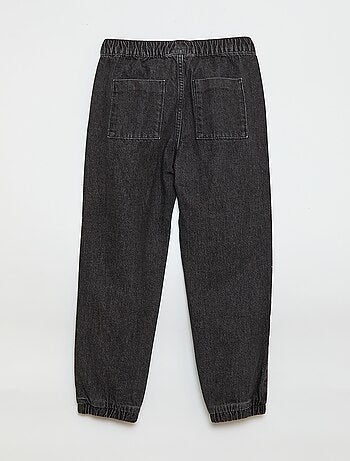 Calças de ganga corte jogger