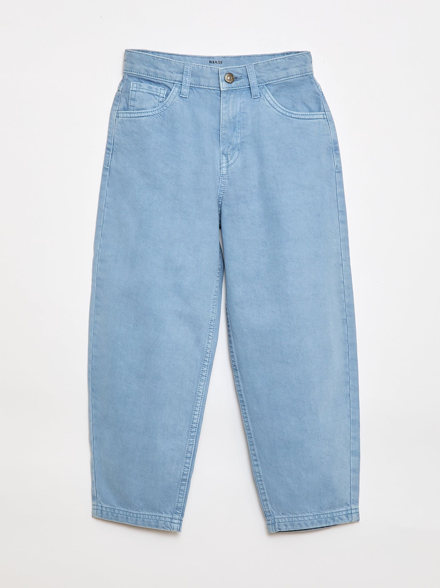 Calças de ganga corte largo balloon