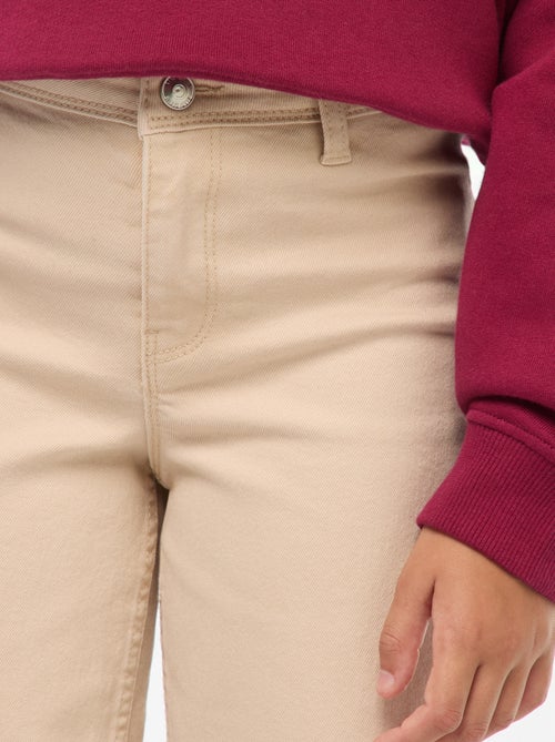 Calças de ganga corte largo / wide-leg - Kiabi