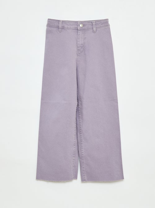 Calças de ganga corte largo / wide-leg - Kiabi